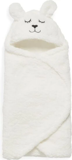 Jollein Wikkeldeken Bunny 100x105cm - Off-White -Babyproducten Promotie Winkel 540x1200 1