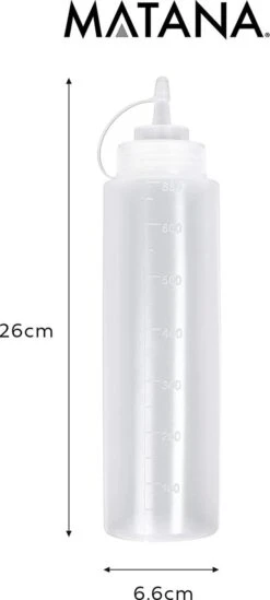 8 Stuks Knijpflessen Met Doppen (680ml) - Extra Grote Sausdispenser/Spuitflessen Voor Ketchup, Olie, Mayonaise, Dressings -Babyproducten Promotie Winkel 540x1200 2