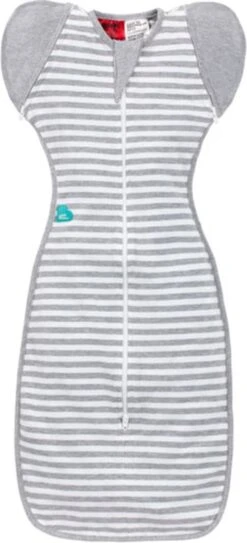 Love To Dream™ Babyslaapzak Swaddle Up™ - Inbakeren Afbouwen - Baby 6-9 Maanden - 8.5-11 Kg - All Season - Grijs