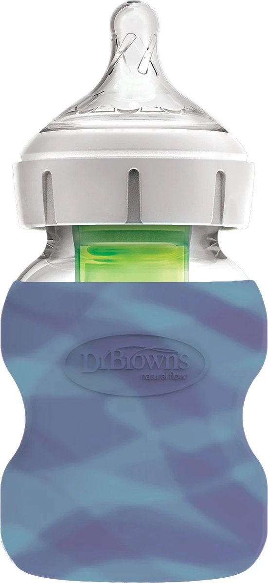 Dr. Brown's Beschermhoes voor brede glazen fles 150 ml Glow-in-the-dark Dr. Brown's Beschermhoes Voor Brede Glazen Fles 150 Ml Glow-in-the-dark -Babyproducten Promotie Winkel