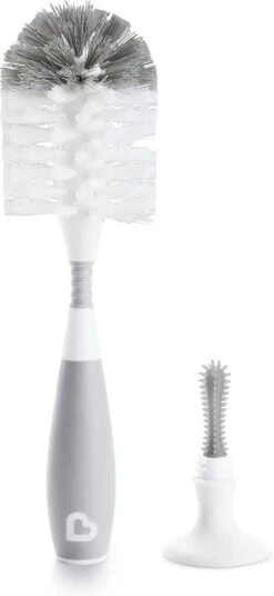 Munchkin Bristle/flessenborstel Grijs -Babyproducten Promotie Winkel 553x1200