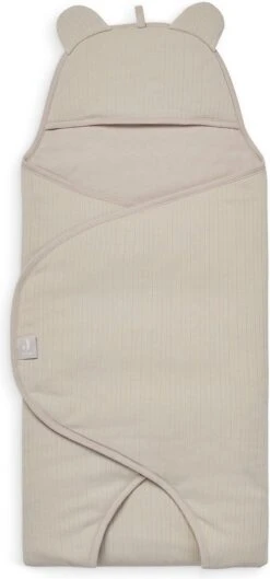 Jollein Wikkeldeken Basic Stripe - Rosewood -Babyproducten Promotie Winkel 560x1200