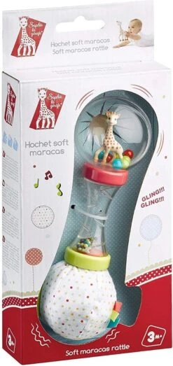 Sophie De Giraf - Rammelaar - Zachte Maracas - In Witte Geschenkdoos -Babyproducten Promotie Winkel 567x1200 2
