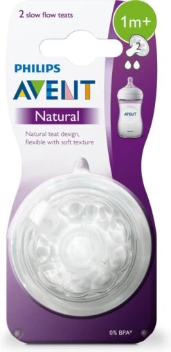 Philips AVENT Natural Speen - 1M+ - Langzame Toevoer - 2 Stuks -Babyproducten Promotie Winkel 585x1200 1