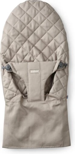 BabyBjörn Stoffen Zitting Voor BabyBjörn Wipstoel - Cotton - Zandgrijs -Babyproducten Promotie Winkel 586x1200 7