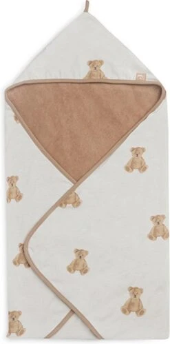 Jollein Badcape 75x75cm Teddy Bear - GOTS -Babyproducten Promotie Winkel 594x1200 2