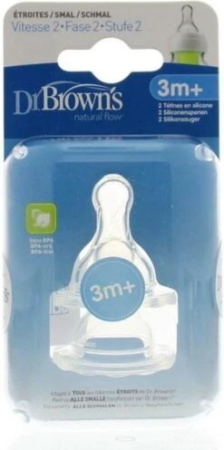 Dr. Brown's Fles Speen Standaard - Fase 2 - 2 Stuks -Babyproducten Promotie Winkel 596x1200 2