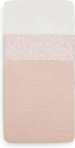 Jollein Baby Laken Wieg 75x100cm Snake - Pale Pink -Babyproducten Promotie Winkel 615x1200 1