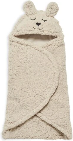 Jollein Wikkeldeken Bunny 100x105cm - Nougat -Babyproducten Promotie Winkel 621x1200 4
