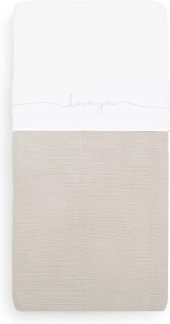 Jollein Baby Laken Wieg 75x100cm Love You - Nougat 13 Jollein Baby Laken Wieg 75x100cm Love You - Nougat -Babyproducten Promotie Winkel 630x1200 3