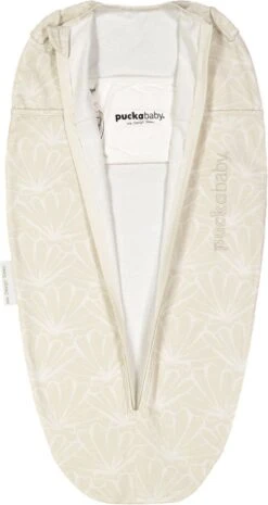 Puckababy Inbakerslaapzak Original Mini 3-6 Maanden - Cotton - Seashell Sand -Babyproducten Promotie Winkel 637x1200