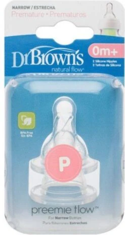 Dr. Brown's Standaard Prematuur Fles Speen - 2 Stuks -Babyproducten Promotie Winkel 640x1200 3