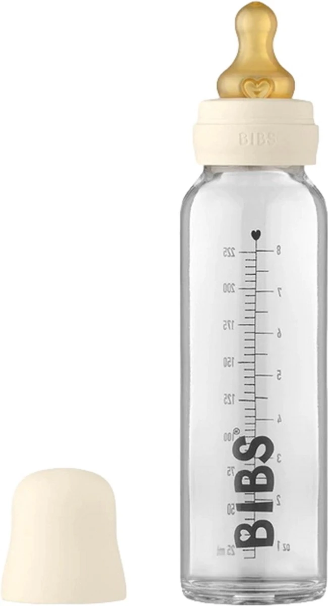Bibs Ivory 225 ml Glazen Fles 5014216 Bibs Ivory 225 Ml Glazen Fles 5014216 -Babyproducten Promotie Winkel 650x1200 3