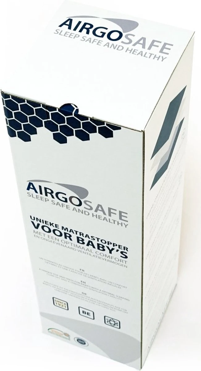 ABZ airgosafe topper - 60x120x3 cm - Wit ABZ Airgosafe Topper - 60x120x3 Cm - Wit -Babyproducten Promotie Winkel 651x1200 2