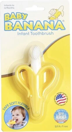 Baby Banaan Tandenborstel/bijtspeeltje – Geel - Baby Tandenborstel - Bij Doorkomende Tandjes - Tandvlees Massage - Babytandenborstel - Peuter Tandenborstel 11 Baby Banaan Tandenborstel/bijtspeeltje – Geel - Baby Tandenborstel - Bij Doorkomende Tandjes - Tandvlees Massage - Babytandenborstel - Peuter Tandenborstel -Babyproducten Promotie Winkel 651x1200 4