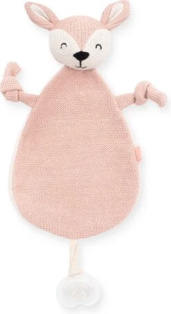 Jollein Knuffeldoekje Deer - Pale Pink -Babyproducten Promotie Winkel 655x1200 1
