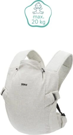 Fillikid Premium Draagzak - 2 In 1 - Ergonomisch - EU Gecertificeerd - Natural Sand - Ontworpen Met Draagconsulent -Babyproducten Promotie Winkel 655x1200 6