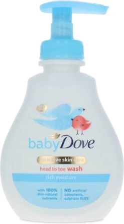 Dove - Baby (Head To Toe Wash Rich Moisture ) Body (Head To Toe Wash Rich Moisture ) Baby (Head To Toe Wash Rich Moisture ) - 200ml -Babyproducten Promotie Winkel 667x1200