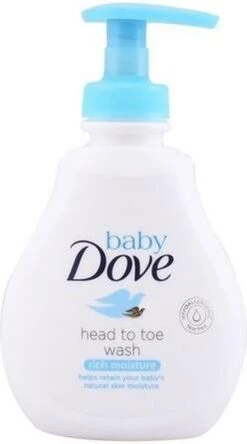 Dove - Baby (Head To Toe Wash Rich Moisture ) Body (Head To Toe Wash Rich Moisture ) Baby (Head To Toe Wash Rich Moisture ) - 200ml -Babyproducten Promotie Winkel 668x1200