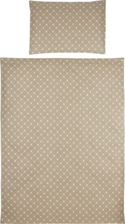 Meyco X Mrs. Keizer Dekbedovertrek Louis Ledikant - Taupe - 100x135cm -Babyproducten Promotie Winkel 671x1200 1