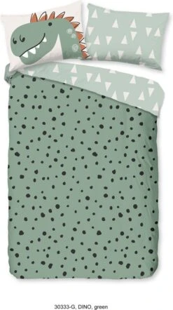 Good Morning Kids Dekbedovertrek Dino-Ledikant (100 X 135 Cm) -Babyproducten Promotie Winkel 671x1200