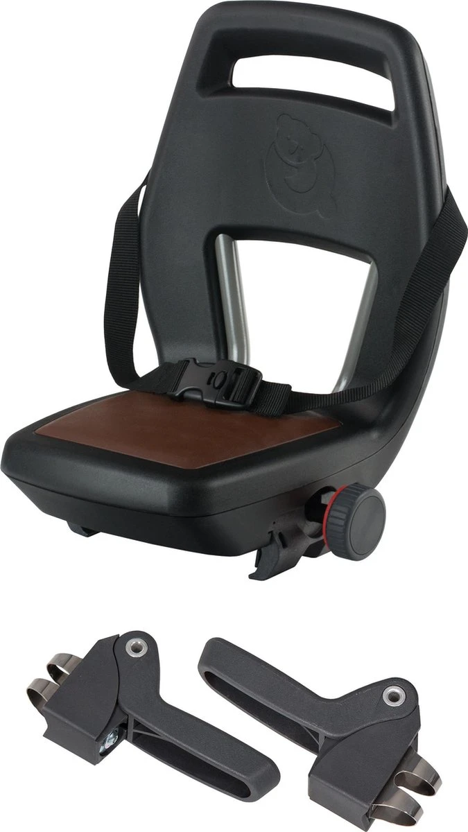 Qibbel 6+ Junior Fietsstoeltje Achter - Zwart met bruin kussentje Qibbel 6+ Junior Fietsstoeltje Achter - Zwart Met Bruin Kussentje -Babyproducten Promotie Winkel 675x1200 11