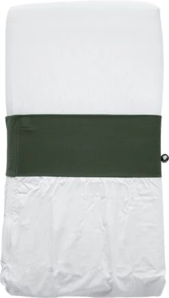 NUNKI Ledikant Lakentje - Simpel Strak Instoppen (ipv Inbakeren)- 60x120 Botanisch Groen