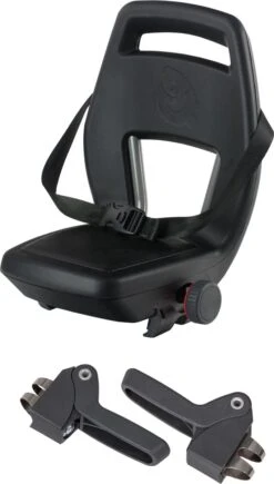 Qibbel 6+ Junior Fietsstoeltje Achter - Zwart - Inclusief Voetsteuntjes -Babyproducten Promotie Winkel 682x1200 1