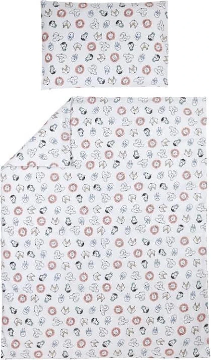 Meyco Animal dekbedovertrek peuter - 120x150 cm Meyco Animal Dekbedovertrek Peuter - 120x150 Cm -Babyproducten Promotie Winkel 703x1200 4