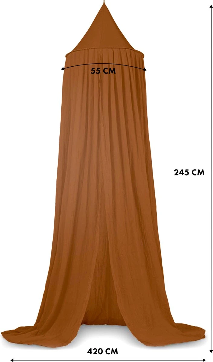 Deryan Baby Klamboe Vintage 245cm - kinderklamboe - Hemeltje Caramel Deryan Baby Klamboe Vintage 245cm - Kinderklamboe - Hemeltje Caramel -Babyproducten Promotie Winkel 705x1200 1