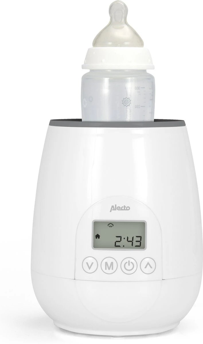 Alecto BW-700 - Snelle digitale Flessenwarmer 500W voor opwarmen, steriliseren en ontdooien - Inclusief stoomkap - Bediening via display - Wit Alecto BW-700 - Snelle Digitale Flessenwarmer 500W Voor Opwarmen, Steriliseren En Ontdooien - Inclusief Stoomkap - Bediening Via Display - Wit -Babyproducten Promotie Winkel