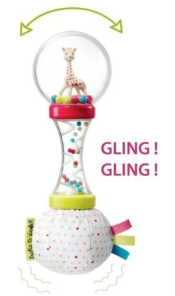 Sophie De Giraf - Rammelaar - Zachte Maracas - In Witte Geschenkdoos -Babyproducten Promotie Winkel 710x1200 6