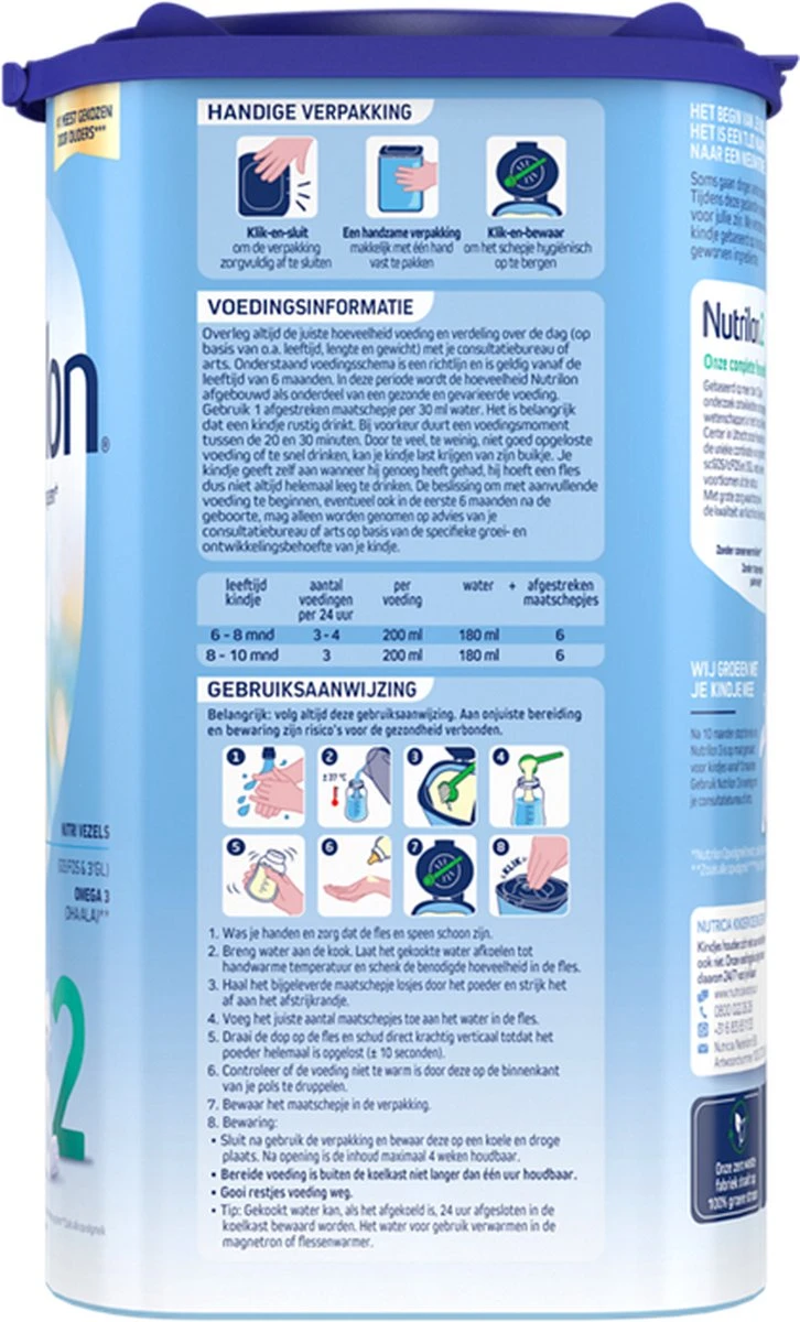 Nutrilon 2 Opvolgmelk – Flesvoeding Vanaf 6 Maanden – 800g Nutrilon 2 Opvolgmelk – Flesvoeding Vanaf 6 Maanden – 800g -Babyproducten Promotie Winkel 726x1200 5