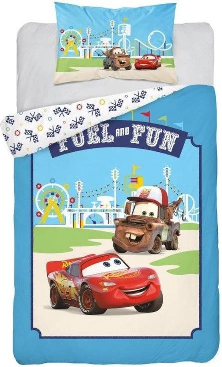 Dekbedovertrek Cars Fuel and fun 100x135 cm Disney Dekbedovertrek Cars Fuel And Fun 100x135 Cm -Babyproducten Promotie Winkel 727x1200 1