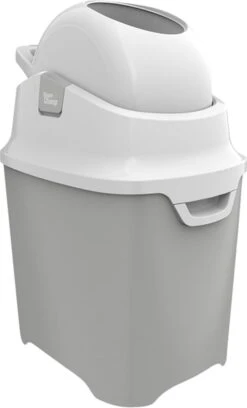 DiaperChamp ONE - Soft Silver - Standaard Luieremmer -Babyproducten Promotie Winkel 727x1200