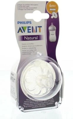 Philips Avent SCF044/27 Natural Speen - 6m+ - 2 Stuks -Babyproducten Promotie Winkel 739x1200 2