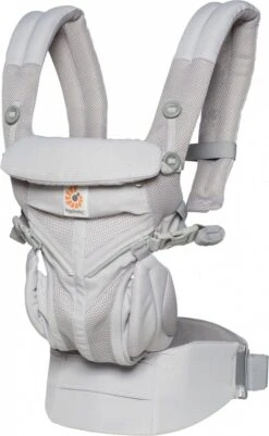 Ergobaby Omni 360 Cool Air Mesh Draagzak Baby - Pearl Grey -Babyproducten Promotie Winkel 739x1200 3