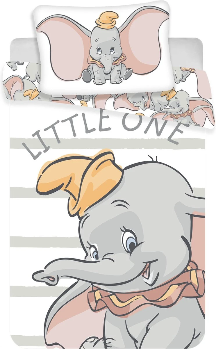 Disney Dumbo Little One BABY Dekbedovertrek - 100x135 cm - Multi - Copy Disney Dumbo Little One BABY Dekbedovertrek - 100x135 Cm - Multi - Copy -Babyproducten Promotie Winkel 743x1200 3