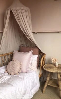 Deryan Baby Klamboe Vintage 245cm - Kinderklamboe - Hemeltje- Nougat -Babyproducten Promotie Winkel 743x1200 5