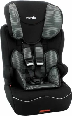 Nania - Racer ISOFIX - Meegroei Autostoel Groep 1 2 3 - Van 9 Tot 36 Kg - Donkergrijs -Babyproducten Promotie Winkel 752x1200 6