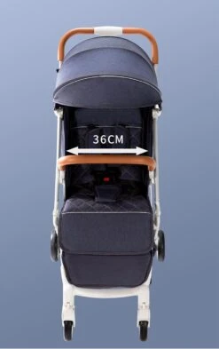 WOOSH New Buggy - Sand / Black - One Hand Folding - 3 Slaapstanden - Wandelwagen Tot 25 Kg - Regenhoes - Bekerhouder - Muggennet -Babyproducten Promotie Winkel 754x1200 3