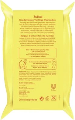 Zwitsal Baby Goedemorgen Vochtige Washandjes - 4 X 20 Stuks - Voordeelverpakking -Babyproducten Promotie Winkel 756x1200
