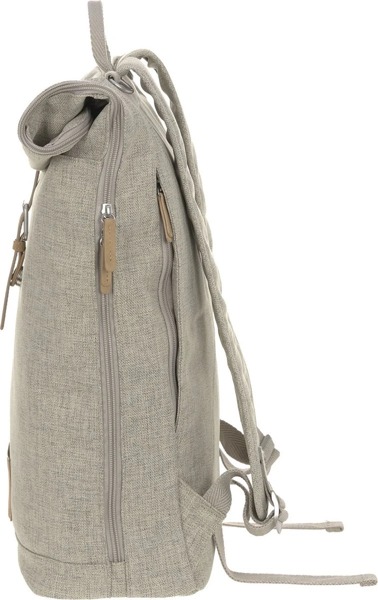 LÄSSIG Luiertas Rolltop Backpack rugzak incl verschoningsmatje choco mélange Limited Edition LÄSSIG Luiertas Rolltop Backpack Rugzak Incl Verschoningsmatje Choco Mélange Limited Edition -Babyproducten Promotie Winkel 757x1200 3