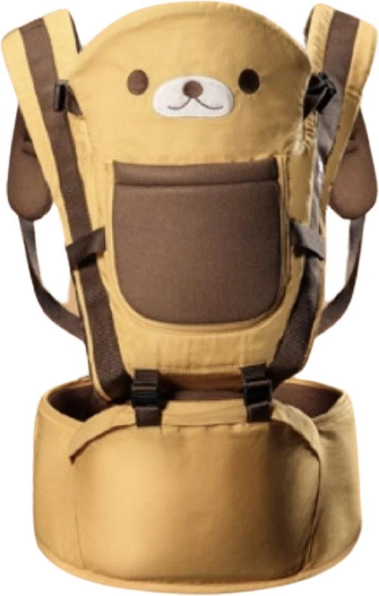 Baby Draagzak - Buik/Rug babydrager met Zacht Zitje (0-36 Maanden) - Bruine Beer Baby Draagzak - Buik/Rug Babydrager Met Zacht Zitje (0-36 Maanden) - Bruine Beer -Babyproducten Promotie Winkel 764x1200 4