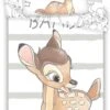 Disney Bambi BABY Dekbedovertrek Little One 100 X 135 Cm - Wit