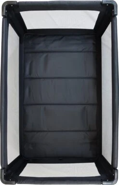 Deryan Luxe Campingbed Compleet - 120x60cm - Bodemverhoger - Verschoonblad - Opbergmand - Grijs -Babyproducten Promotie Winkel 774x1200 13