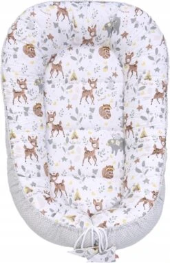 Babynestje Set Pasgeborenen - Knuffelnest Baby Nestje Bed Set 7-delig - Baby Cocon- Herten Vrienden- ÖKO-TEX Normen -Babyproducten Promotie Winkel 775x1200 5