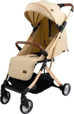 Ding Vivo Wandelwagen - Beige/Rose - Inklapbare Buggy - Inclusief Boodschappenmandje En Zonnekap 9 Ding Vivo Wandelwagen - Beige/Rose - Inklapbare Buggy - Inclusief Boodschappenmandje En Zonnekap -Babyproducten Promotie Winkel 779x1200 4
