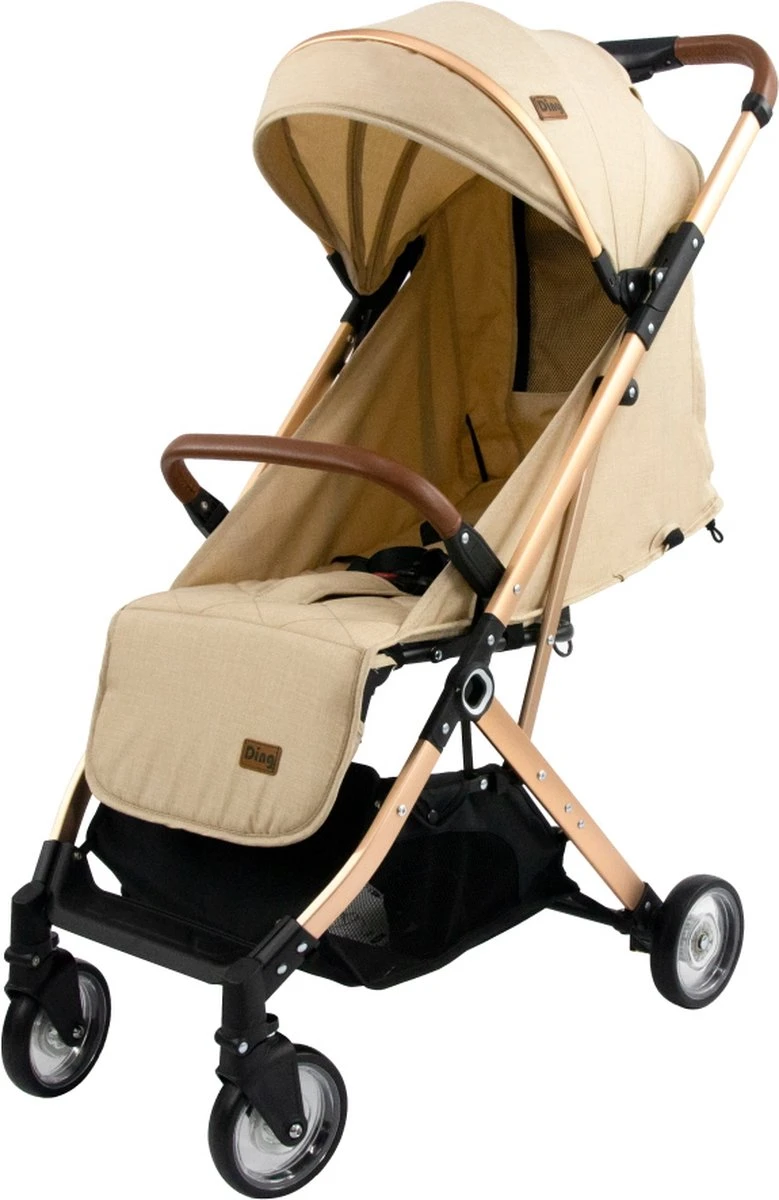 Ding Vivo Wandelwagen - Beige/Rose - Inklapbare buggy - Inclusief boodschappenmandje en zonnekap Ding Vivo Wandelwagen - Beige/Rose - Inklapbare Buggy - Inclusief Boodschappenmandje En Zonnekap -Babyproducten Promotie Winkel 779x1200 4