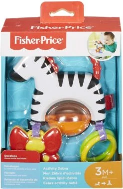 Fisher Price - Activity Zebra - Rammelaar - Speeltje En Bijtring - Grijpspeelgoed 10 Fisher Price - Activity Zebra - Rammelaar - Speeltje En Bijtring - Grijpspeelgoed -Babyproducten Promotie Winkel 781x1200 3